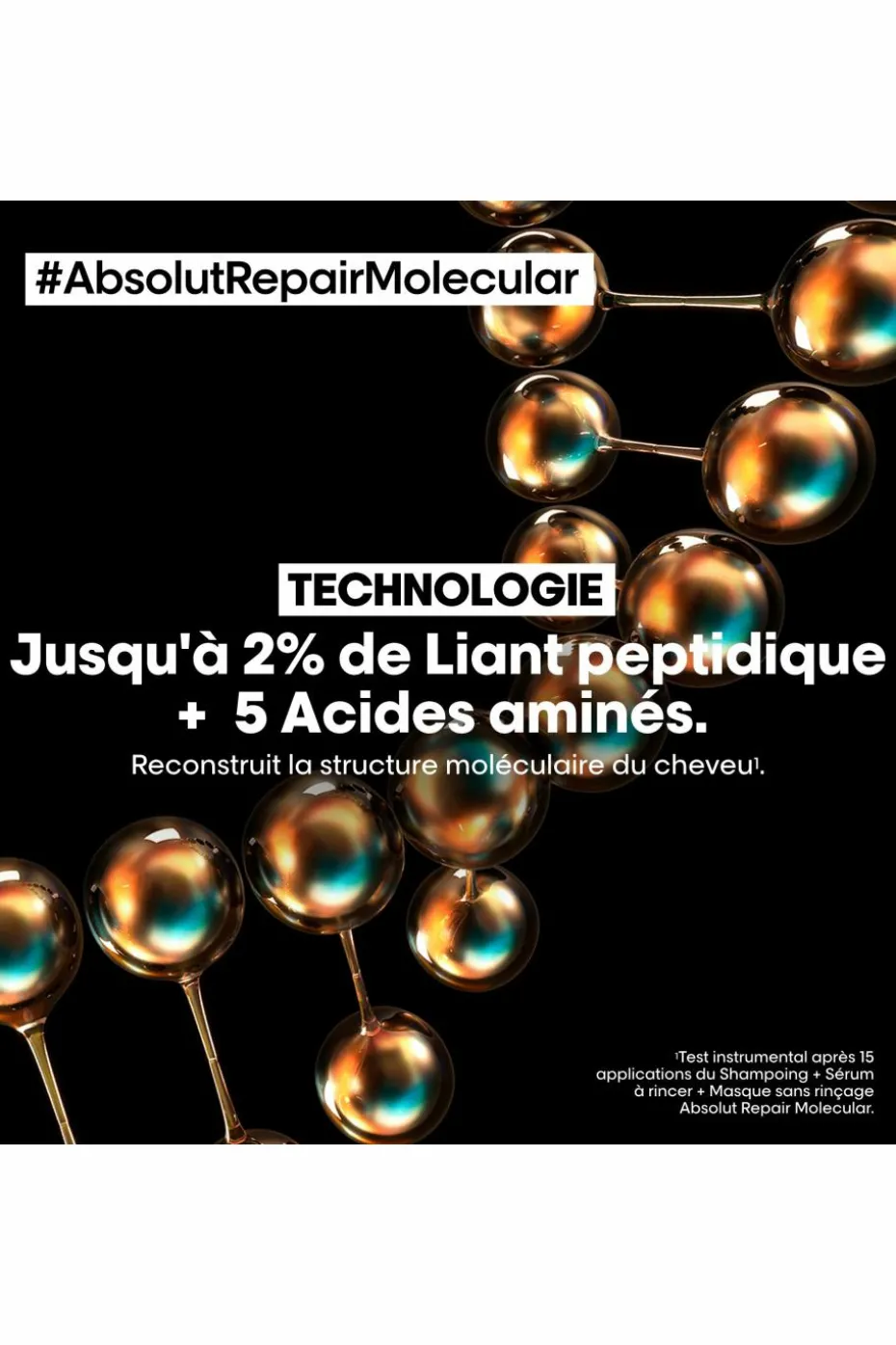 Shampoing Serie Expert Absolut Repair Molecular