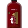 Shampoing soin et après-shampoing 2-en-1 pour tous type de cheveux Rouge classique UniqOne™