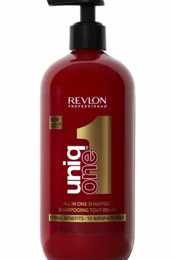Shampoing soin et après-shampoing 2-en-1 pour tous type de cheveux Rouge classique UniqOne™