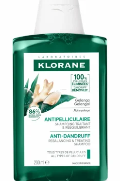 Shampoing traitant et rééquilibrant antipelliculaire au Galanga