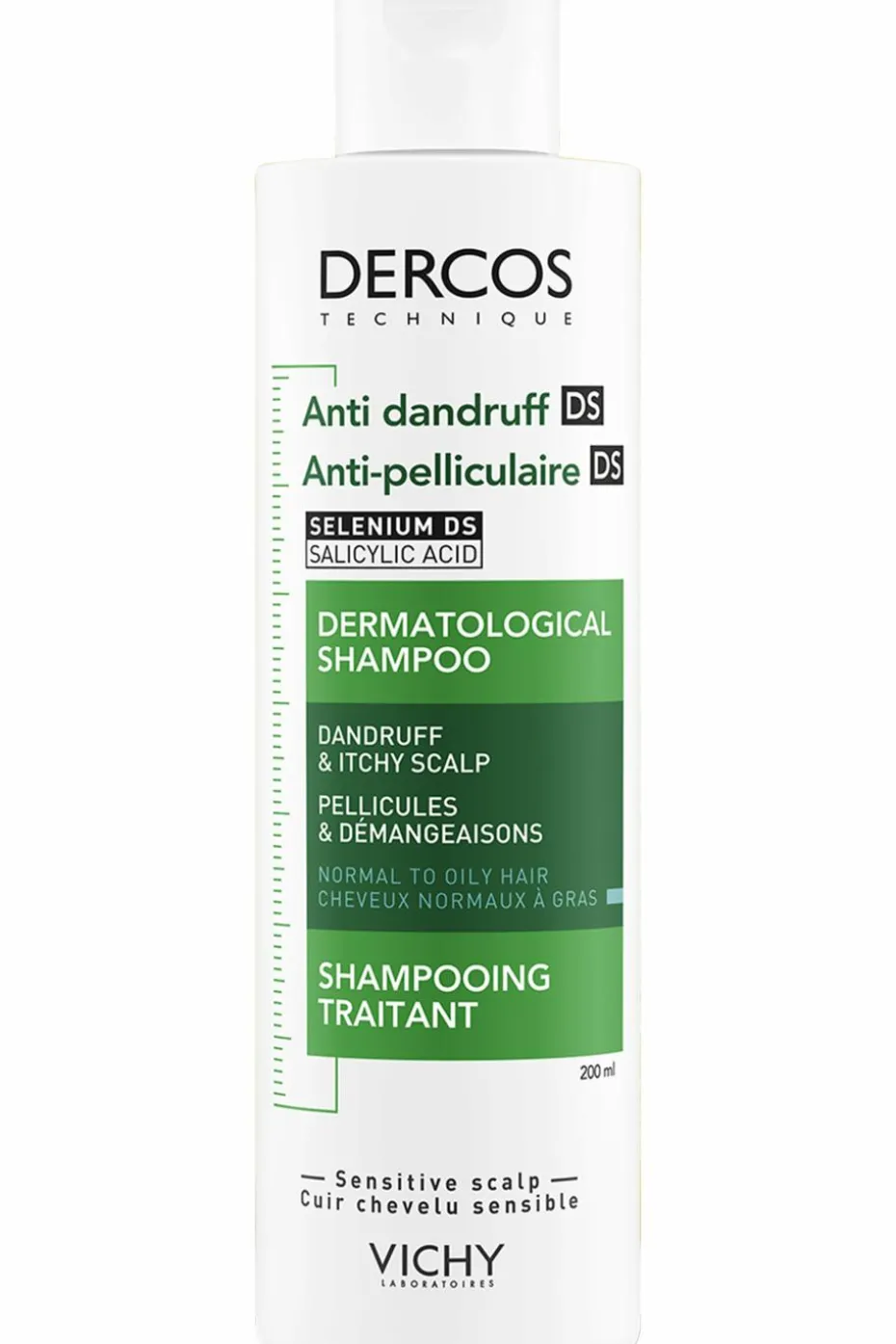 Shampoing traitant pellicules & démangeaisons cheveux normaux à gras