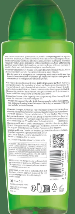 Shampooing sébo-régulateur cheveux gras Nodé G