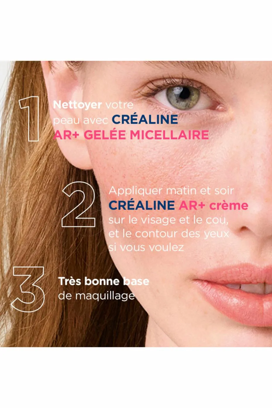 Soin hydratant anti-rougeur Créaline AR+