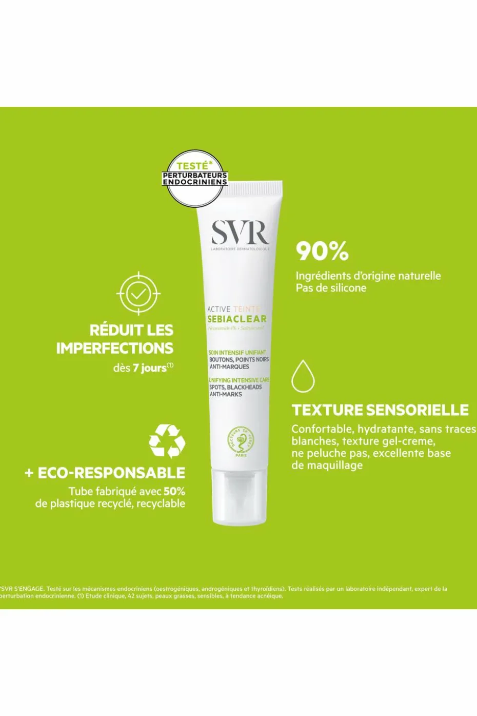 Soin teinté intensif unifiant boutons, points noirs, anti-marques Sebiaclear