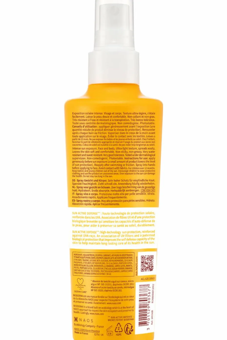 Spray solaire SPF50+