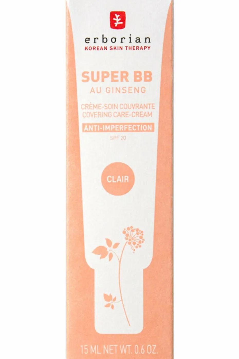 Super BB Crème couvrante anti-imperfections teinte clair SPF20