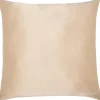 Taie d’oreiller carrée 100% soie Sand