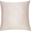 Taie d’oreiller carrée 100% soie Blush