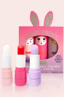 Trio baumes à lèvres Glitter