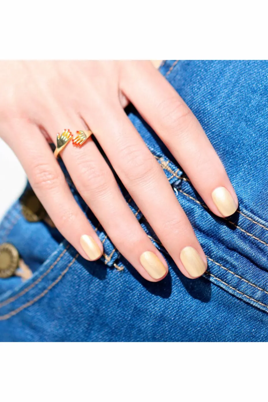 Vernis green Les paillettés