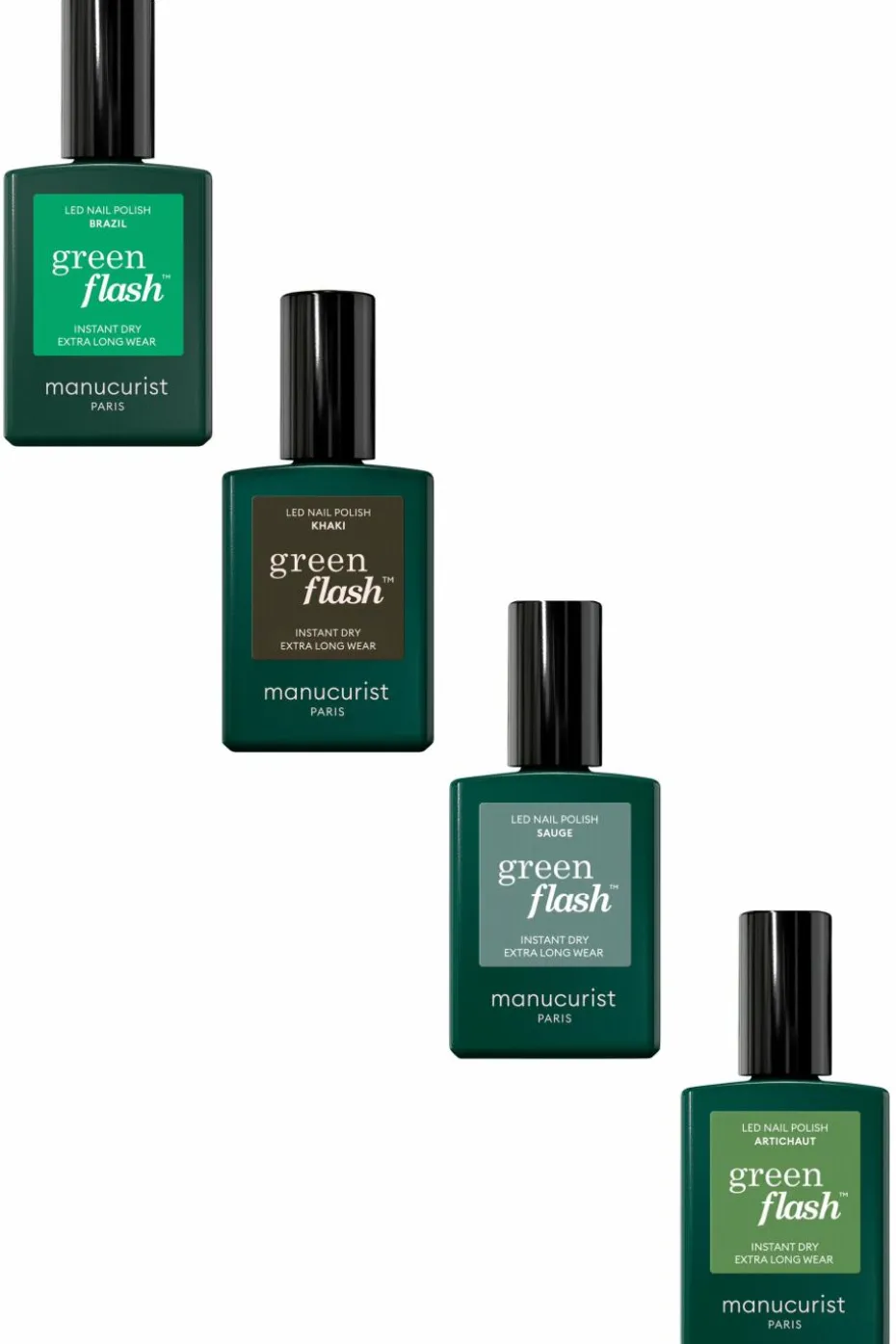 Vernis semi-permanent Green Flash Les verts