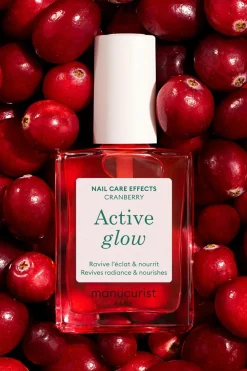 Vernis soin ultra-brillant Active Glow Cranberry
