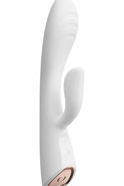 Vibromasseur chauffant Flexi Rabbit blanc